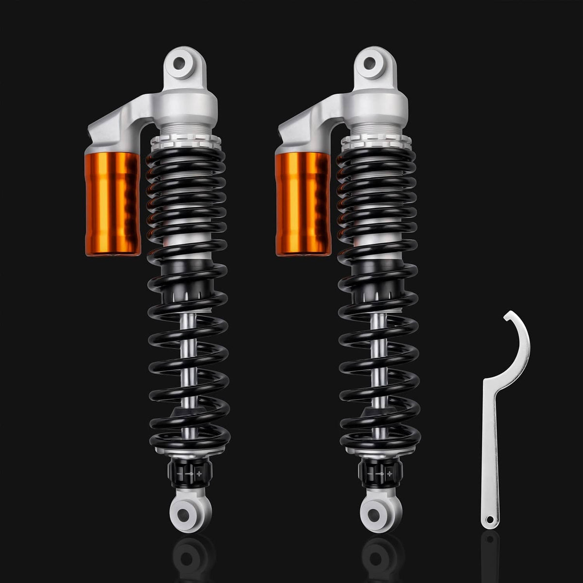 Bethesda Industrial Front Shocks Absorber Fit for 1987-2006 Yamaha Banshee 350 YFZ350 Black Spring