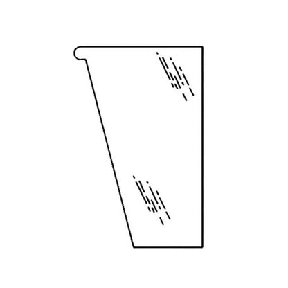 Bethesda Industrial Cab Glass - Front Lower Left Hand fits Case 580M 580 Super M 590 338420A1