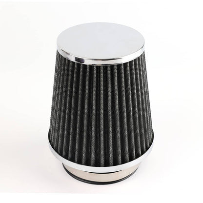 Bethesda Industrial 3" 76mm High Flow Inlet Dry Air Filter Cold Air Intake Cone Replacement New