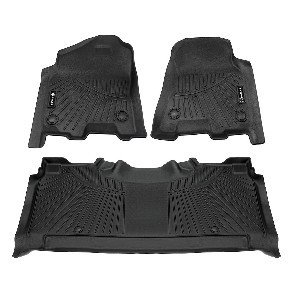Bethesda Industrial Car Floor Mats Fit for 2019-2026 Dodge Ram 1500 Crew Cab  (NOT Classic Models)