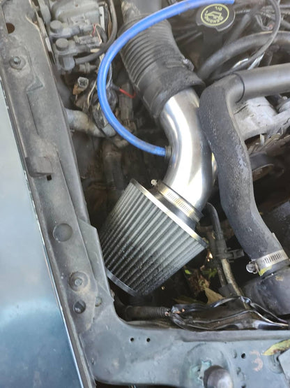Bethesda Industrial 3" Car Cold Air Intake Filter Induction Kit Pipe Flow Hose System 76mm Alumimum