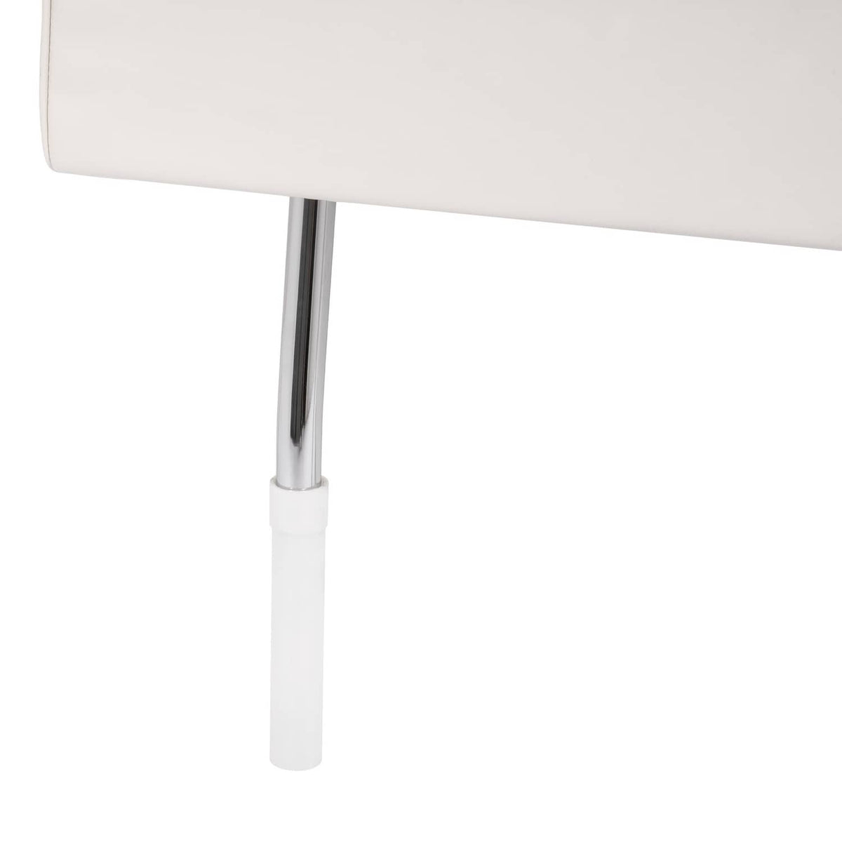 Bethesda Industrial For Universal Boat Seat Backrest W/Folding Arms Leaning Post White + Silvery