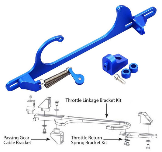 Bethesda Industrial Throttle Cable Carb Bracket Carburetor 350 for Holley Aluminum 4150 4160 Series