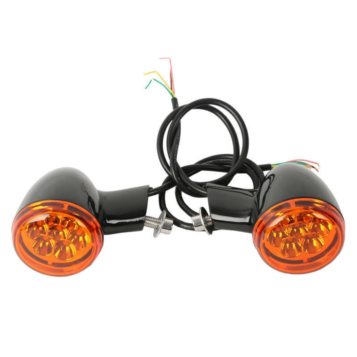 Bethesda Industrial Rear LED Turn Signals Light Bracket Fit For 1992-22 Harley Sportster XL 883 1200