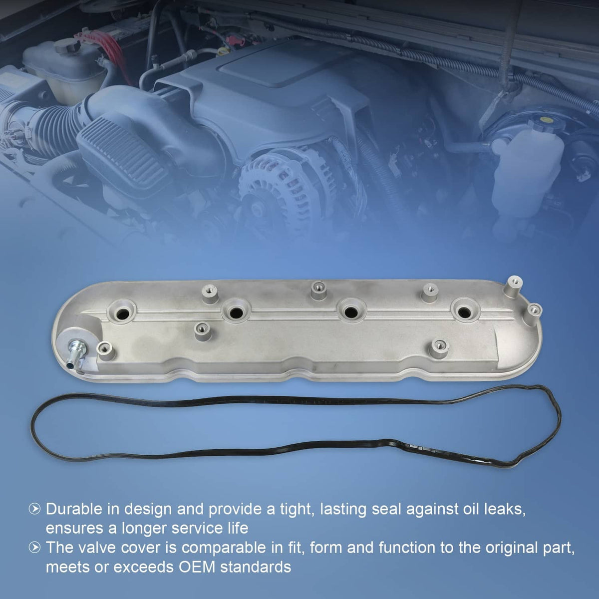 Bethesda Industrial Left Driver Side Valve Cover 12570427 For Cadillac 1999-2008 Chevy GMC Pontiac