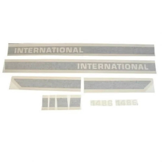 Bethesda Industrial Decal Set 1486 Black Stripe Vinyl fits International 1486