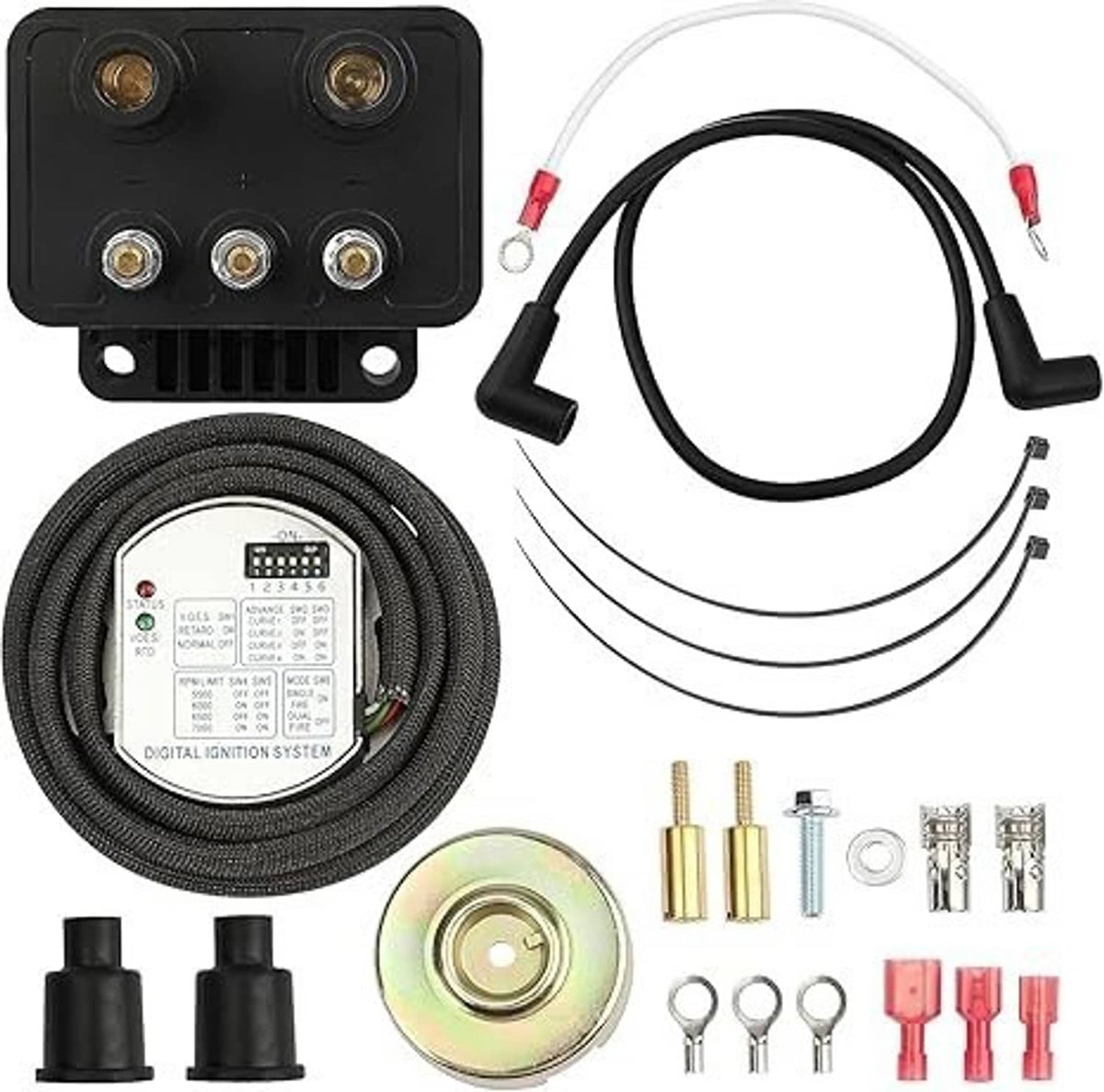 Bethesda Industrial Single Fire Programmable Ignition Kit For 1970-03 Harley-Davidson Big Twin Evo