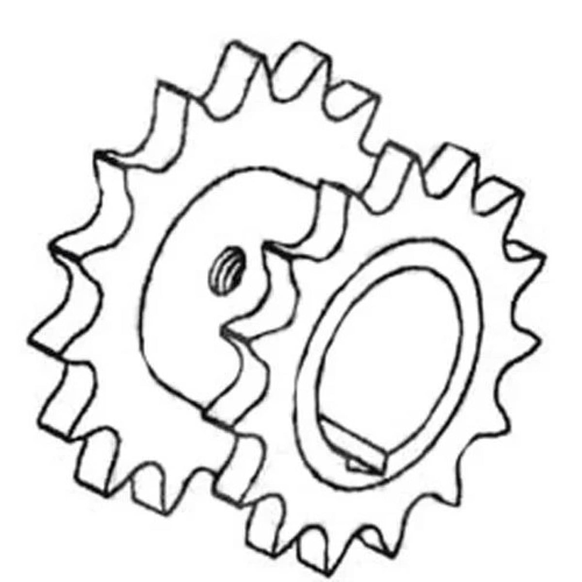 Bethesda Industrial Feeder Beater Sprocket fits Gleaner L L2 L3 M M2 M3 71182723
