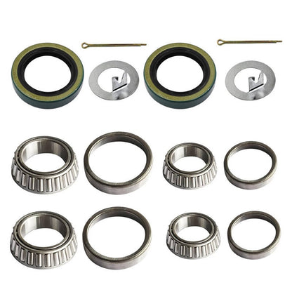 Bethesda Industrial Set of 2 Trailer Bearing Kit Seals L44649/L44610, L68149/L68111 For 3500# Axle