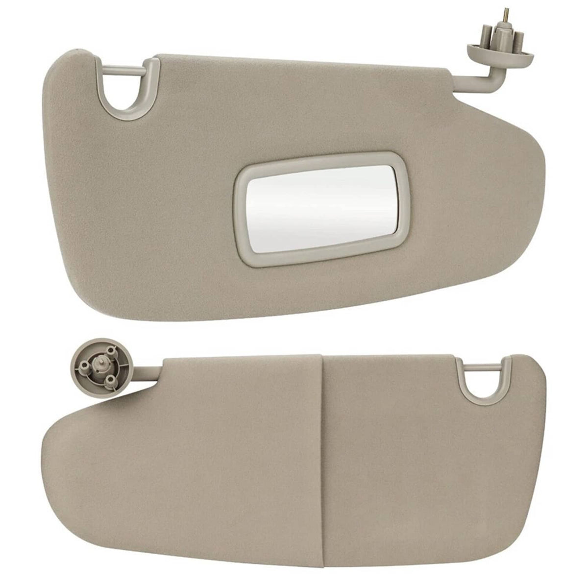 Bethesda Industrial 2Pcs Sun Visor Set Left & Right For 2002-2009 Dodge Ram 1500 2500 3500 Beige