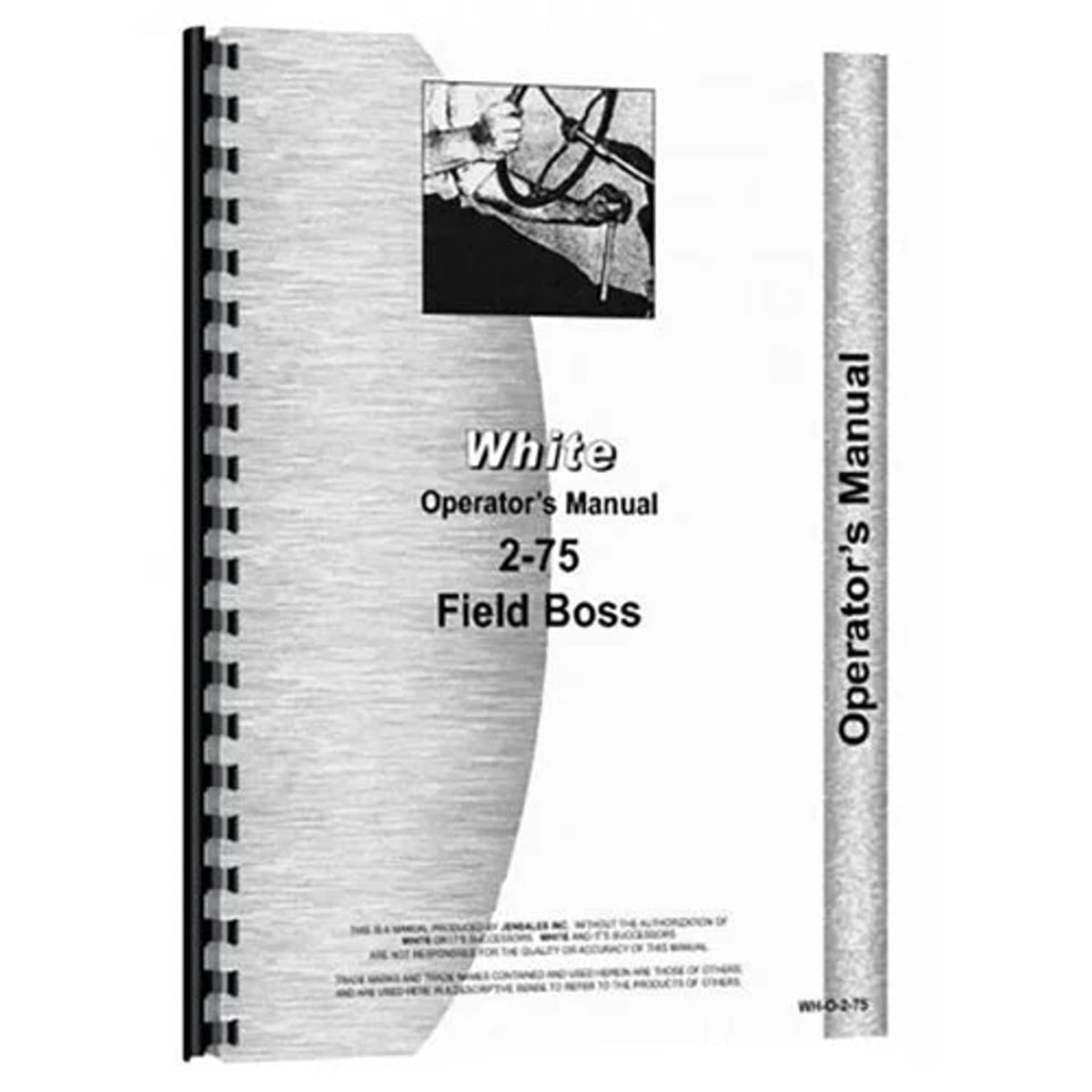 Bethesda Industrial Operator's Manual fits White 2-75