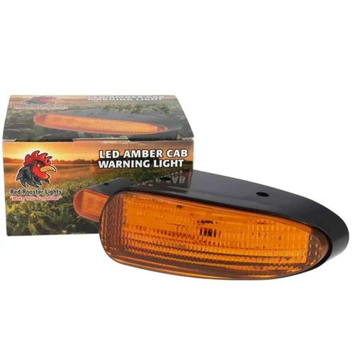 Bethesda Industrial Red Rooster® LED Amber Cab Warning Light fits John Deere 4320 8430 AT151873