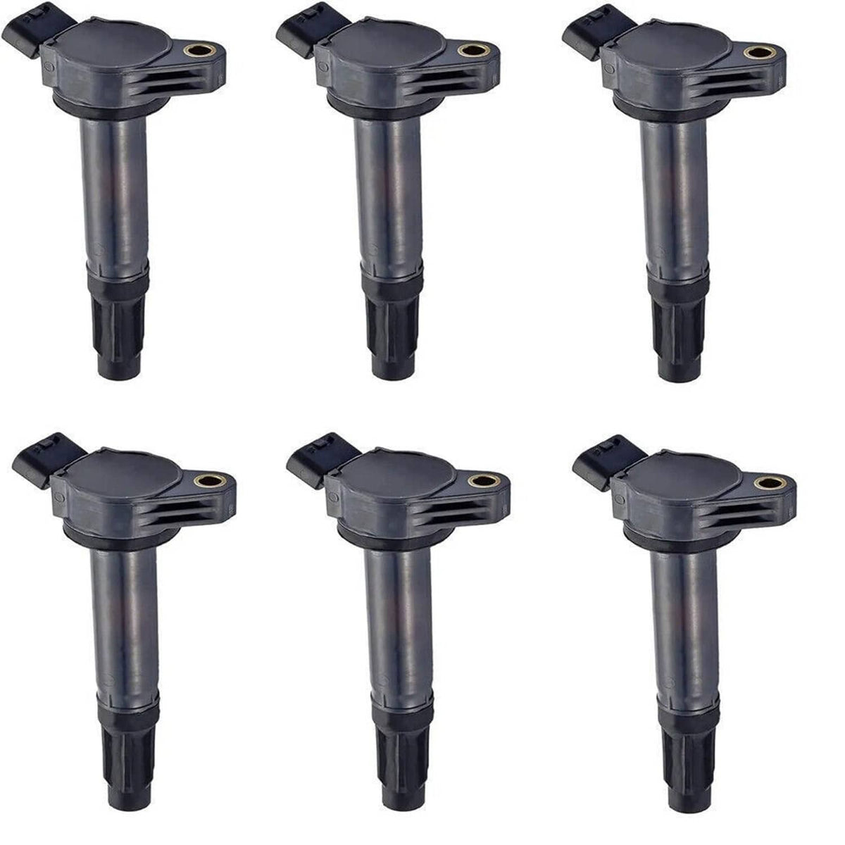 Bethesda Industrial 6Pcs Ignition Coil & Platinum TT Spark Plug For Toyota Lexus Camry 90919A2002