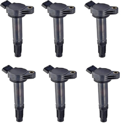 Bethesda Industrial 6Pcs Ignition Coil & Platinum TT Spark Plug For Toyota Lexus Camry 90919A2002