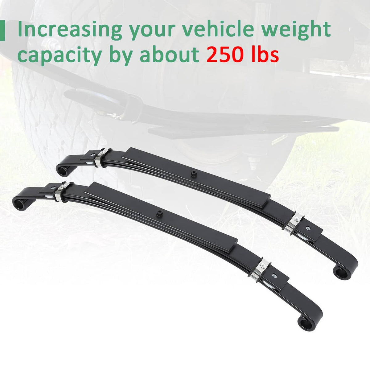 Bethesda Industrial For Club Car DS 1982-2003 Golf Cart 6" A-Arm Lift Kit & Rear Leaf Springs