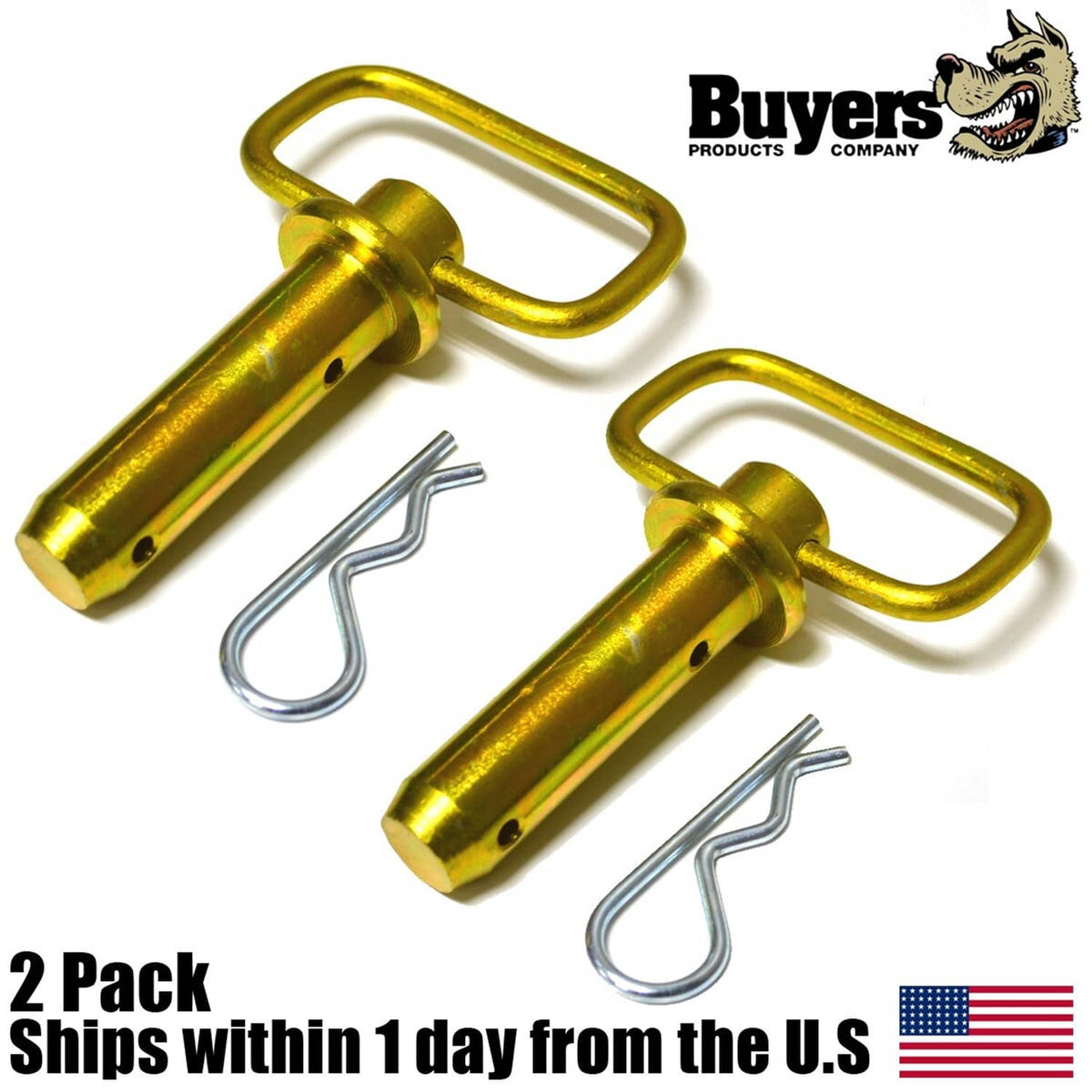Bethesda Industrial Snow Plow Pin Unimount (2) Hitch Pins (2) Hairpin Cotter for Western 93028 91965