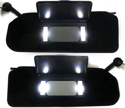 Bethesda Industrial New Updated Sun Visors Sun Shades W/Bright LED Light Set For 1997-04 Corvette C5