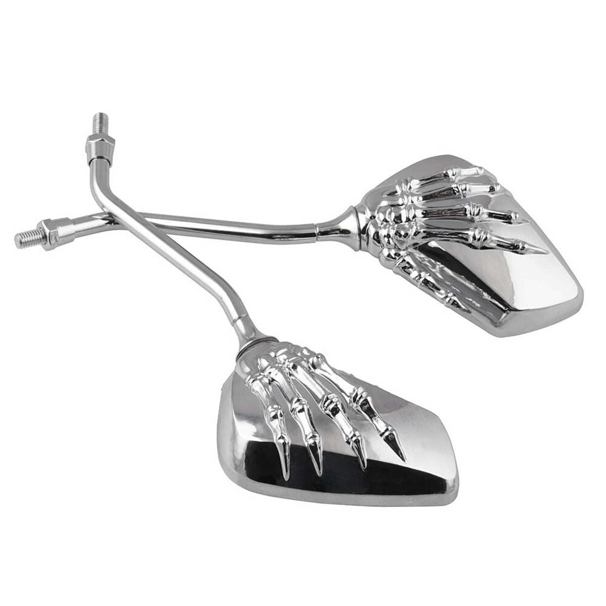 Bethesda Industrial Universal Bicycle Mirror Bike Rear View Side Mirrors 8mm 10mm Skull Hand Style