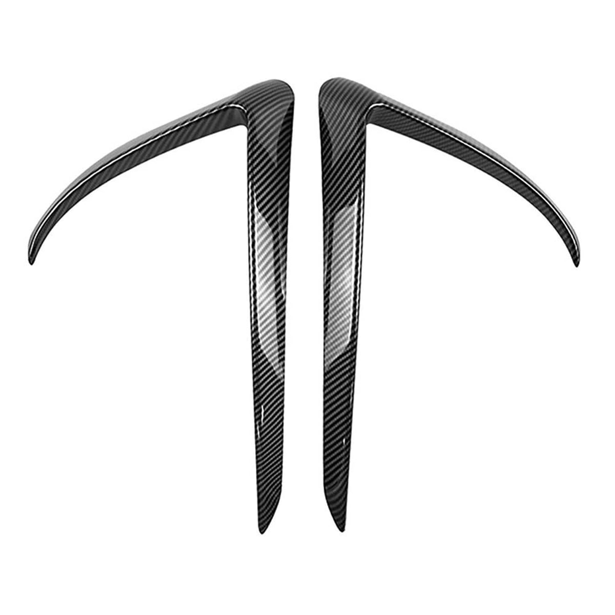 Bethesda Industrial Front Fog Light Eyebrow Cover Trim Carbon Fiber Style For 2017+ U8 Tesla Model 3