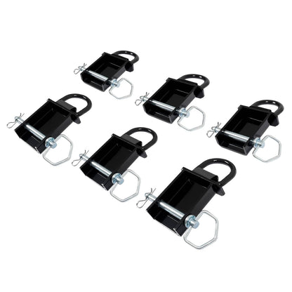 Bethesda Industrial 6PK Heavy-Duty 12,000 Lbs Removable D-Ring Stake Pocket For Flatbed/Trailers