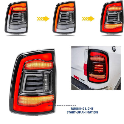 Bethesda Industrial Pair LED Tail Light for 09-18 Dodge Ram 1500 2500 3500 Rear Light Clear Lens New
