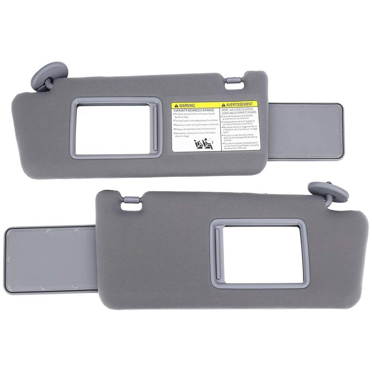 Bethesda Industrial New Pair Sun Visor Set LH Driver & RH Passenger Side For 2005-2015 Toyota Tacoma