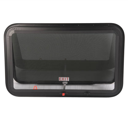 Bethesda Industrial For Camper RV Window 36" W x 22" H Push Out Emergency Exit Window Tined Glass