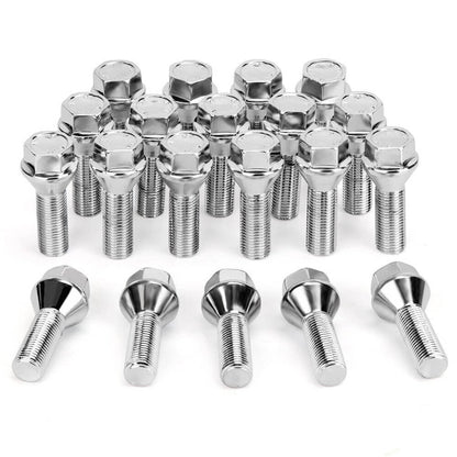 Bethesda Industrial 20PCS 12x1.25 Wheel Lug Nuts For Jeep Cherokee Compass Dodge Dart Chrysler 200