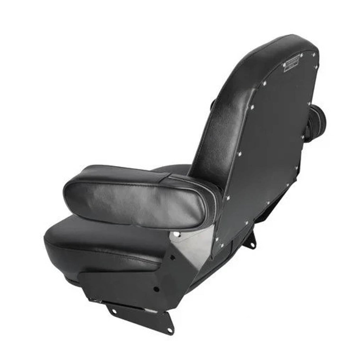 Bethesda Industrial Seat Assembly - Mechanical Suspension Vinyl Black fits Case fits International