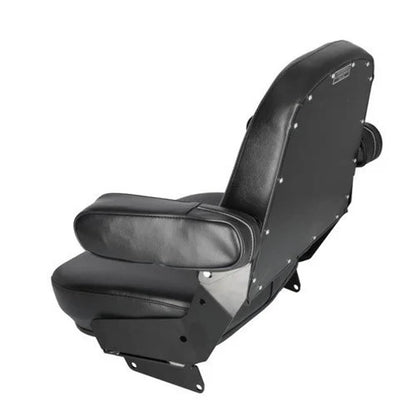 Bethesda Industrial Seat Assembly - Mechanical Suspension Vinyl Black fits Case fits International
