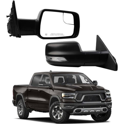 Bethesda Industrial New Heated Mirror w/Power Fold Signal Light Right For 19-24 Ram 1500 68276500AH
