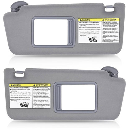Bethesda Industrial New Pair Sun Visor Set LH Driver & RH Passenger Side For 2005-2015 Toyota Tacoma