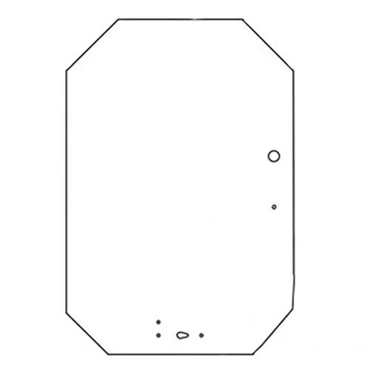 Bethesda Industrial Glass - Front Windshield fits Gehl 7610 7710 7810 138257