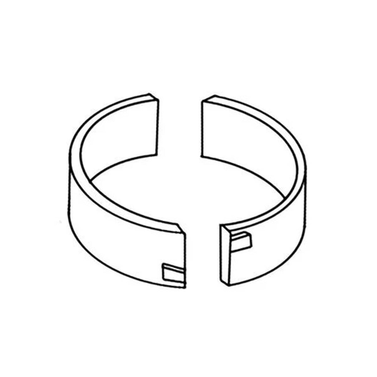 Bethesda Industrial Connecting Rod Bearing - .020" Oversize - Journal fits International 3056879R11