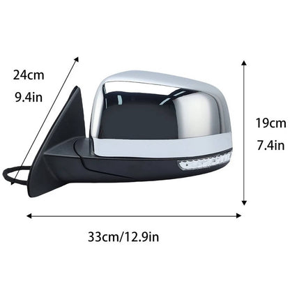 Bethesda Industrial Driver Side Mirror w/Manual Folding Blind Spot For 2011-2022 Jeep Grand Cherokee