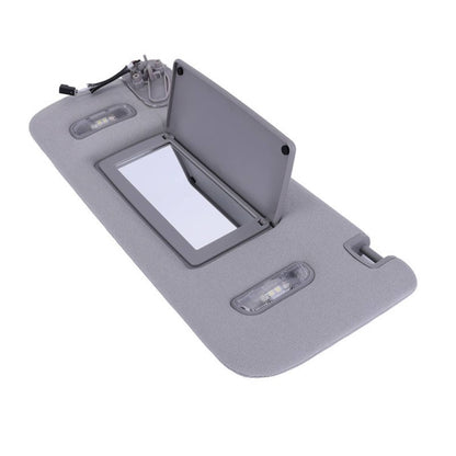 Bethesda Industrial Left Driver Side Sun Visor W/ Light For 2015-2019 Chevrolet Suburban Tahoe Gray
