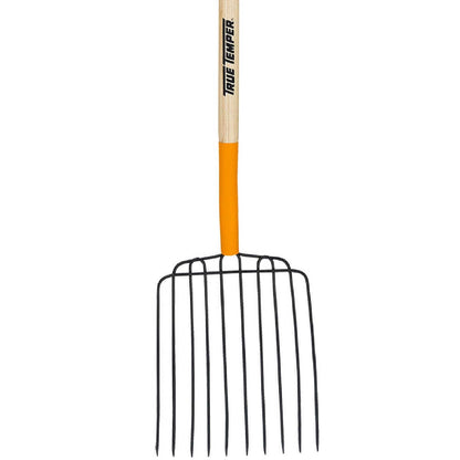 Bethesda Industrial True Temper 2812400 10-Tine Bedding Fork with Hardwood Handle