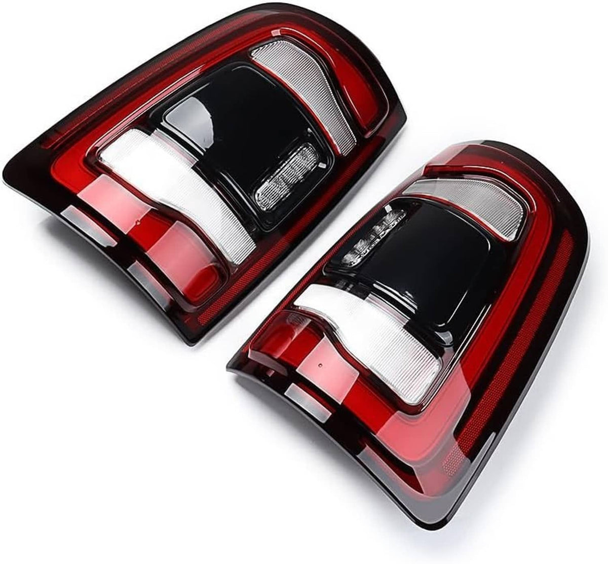 Bethesda Industrial 2x Black Bezel LED Tail Lights w/Blind Spot For 2019-2024 Dodge RAM 2500 3500