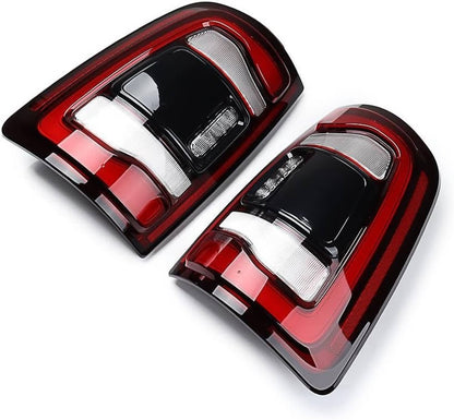 Bethesda Industrial 2x Black Bezel LED Tail Lights w/Blind Spot For 2019-2024 Dodge RAM 2500 3500
