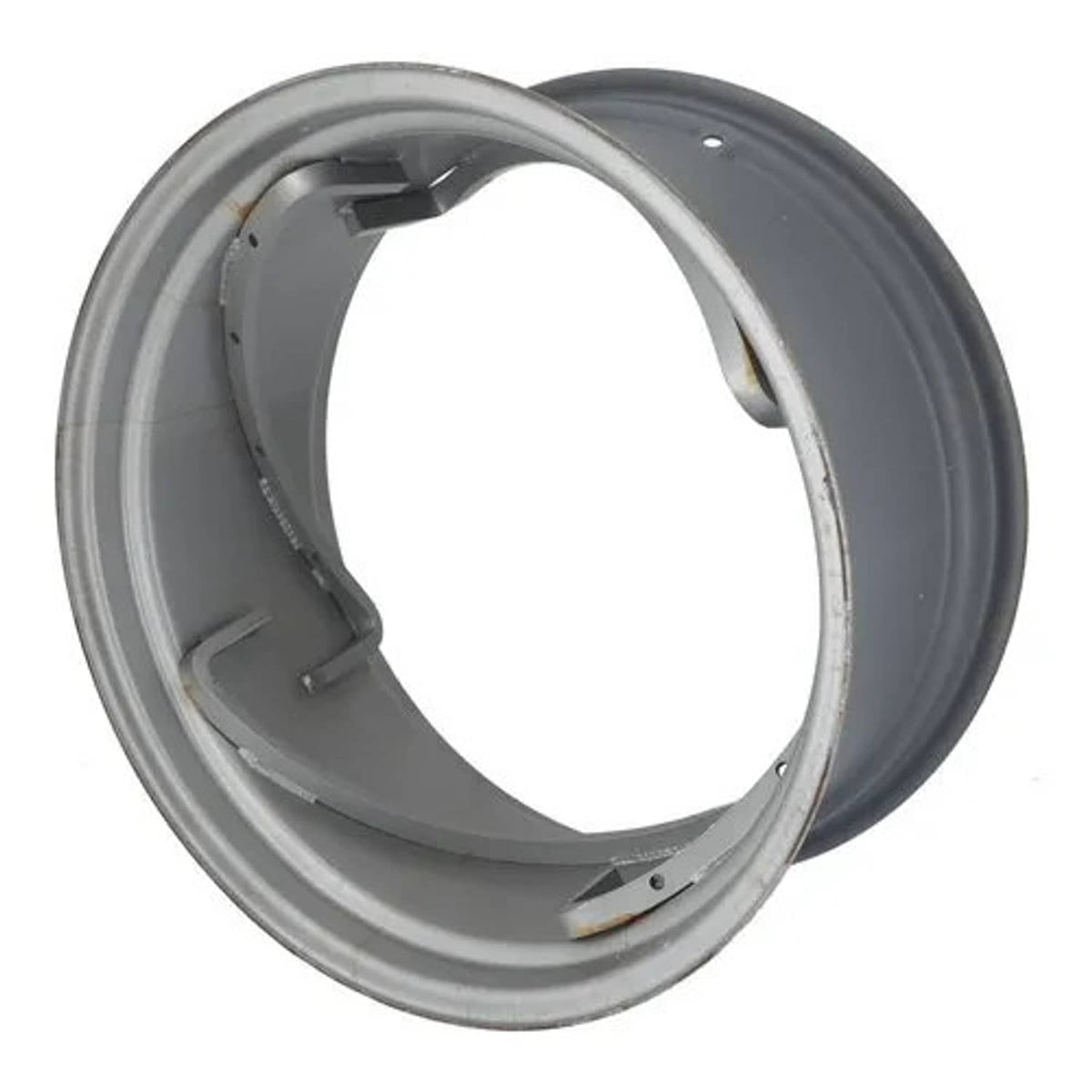 Bethesda Industrial Rear Rim - 13" x 28" 4 Rail Silver Mist fits Ford 4110 3600