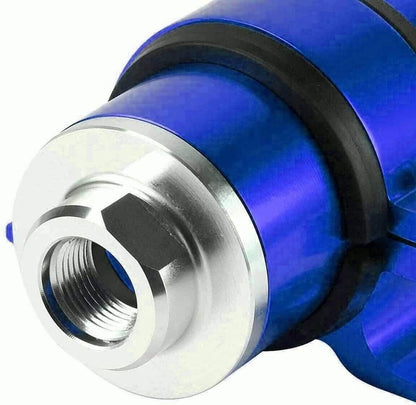 Bethesda Industrial Blue 30 Micron Billet Aluminum Inline Fuel/petrol Filter + Bracket AN6/AN8/AN10