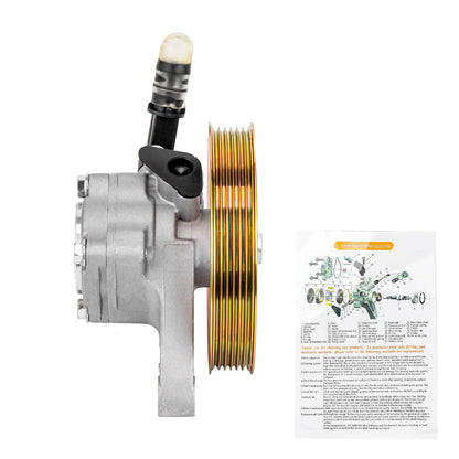 Bethesda Industrial Power Steering Pump w/Pulley For 2004-08 Acura TL 3.2L/ 2005-08 Honda Pilot 3.5L
