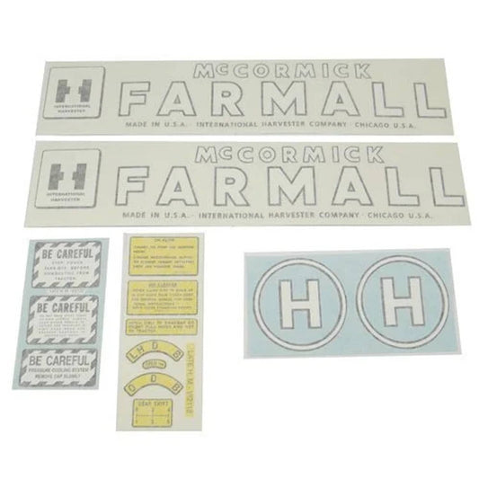 Bethesda Industrial McCormick-Deering Farmall Decal Set H Vinyl fits International H
