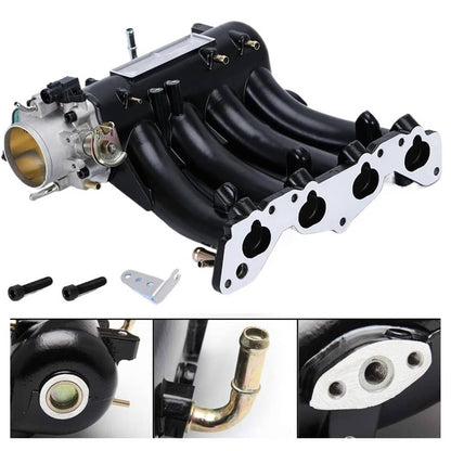 Bethesda Industrial D-Series Intake Manifold +70mm Throttle Body For Honda Civic CRX DEL SOL D15 D16