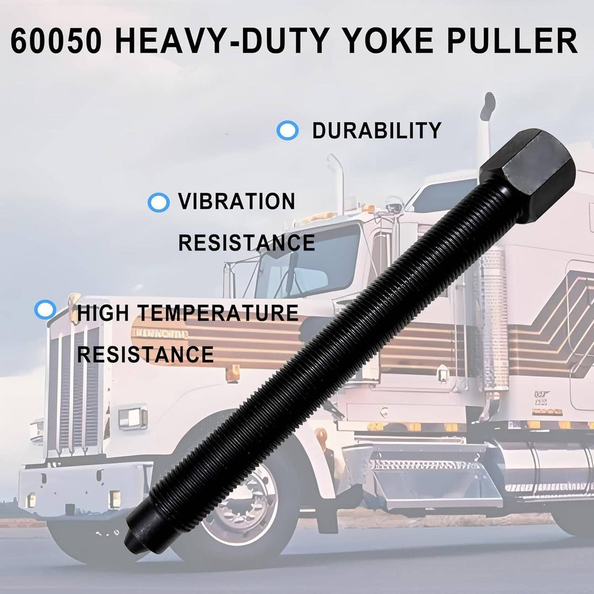 Bethesda Industrial 10803 Heavy Duty Yoke Puller Tool For Semi Trucks, Class 6-8 Trucks & Equipment
