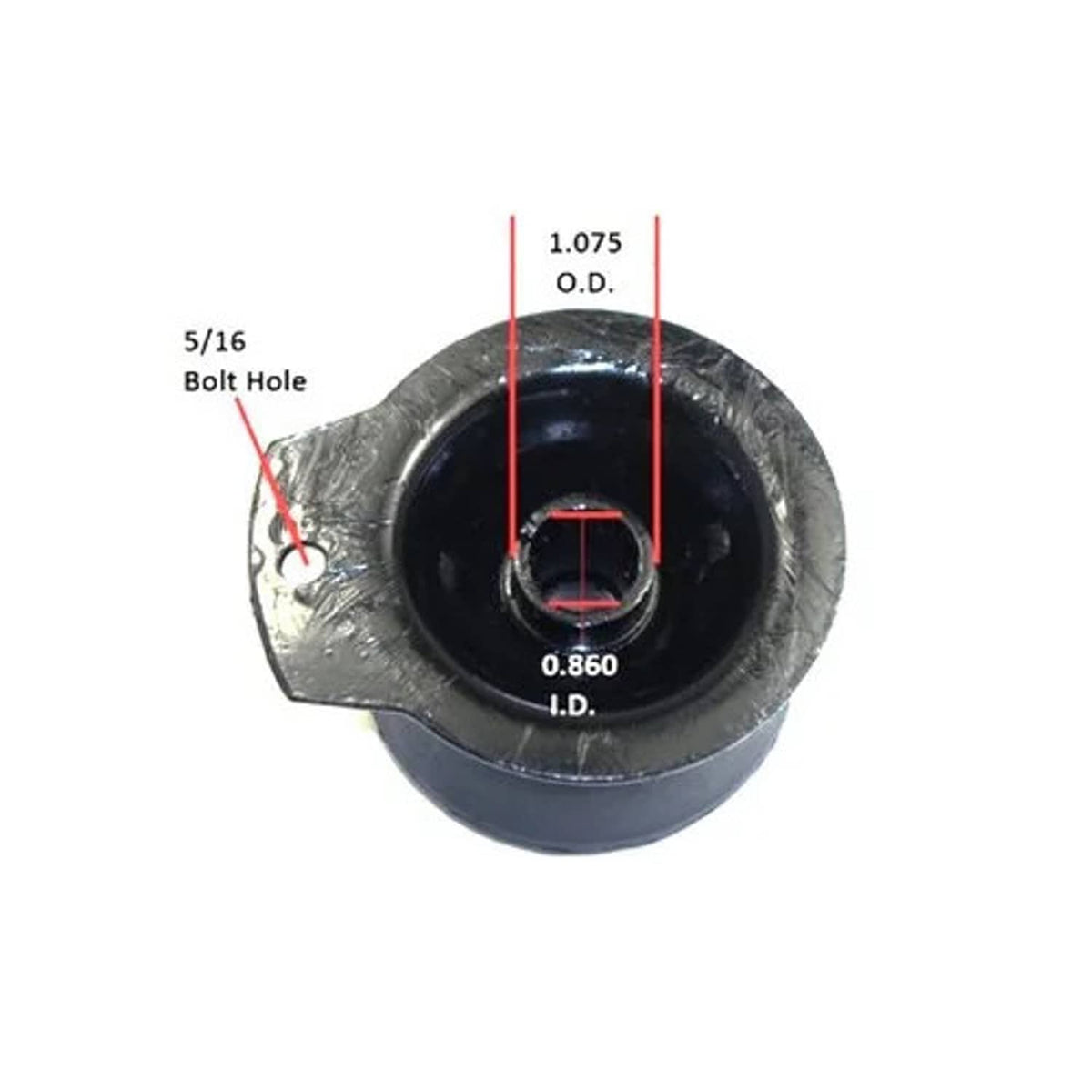 Bethesda Industrial Rubber Seat Spring - Left Hand fits Case 310 320 350 G45003 fits Ford NDA448A