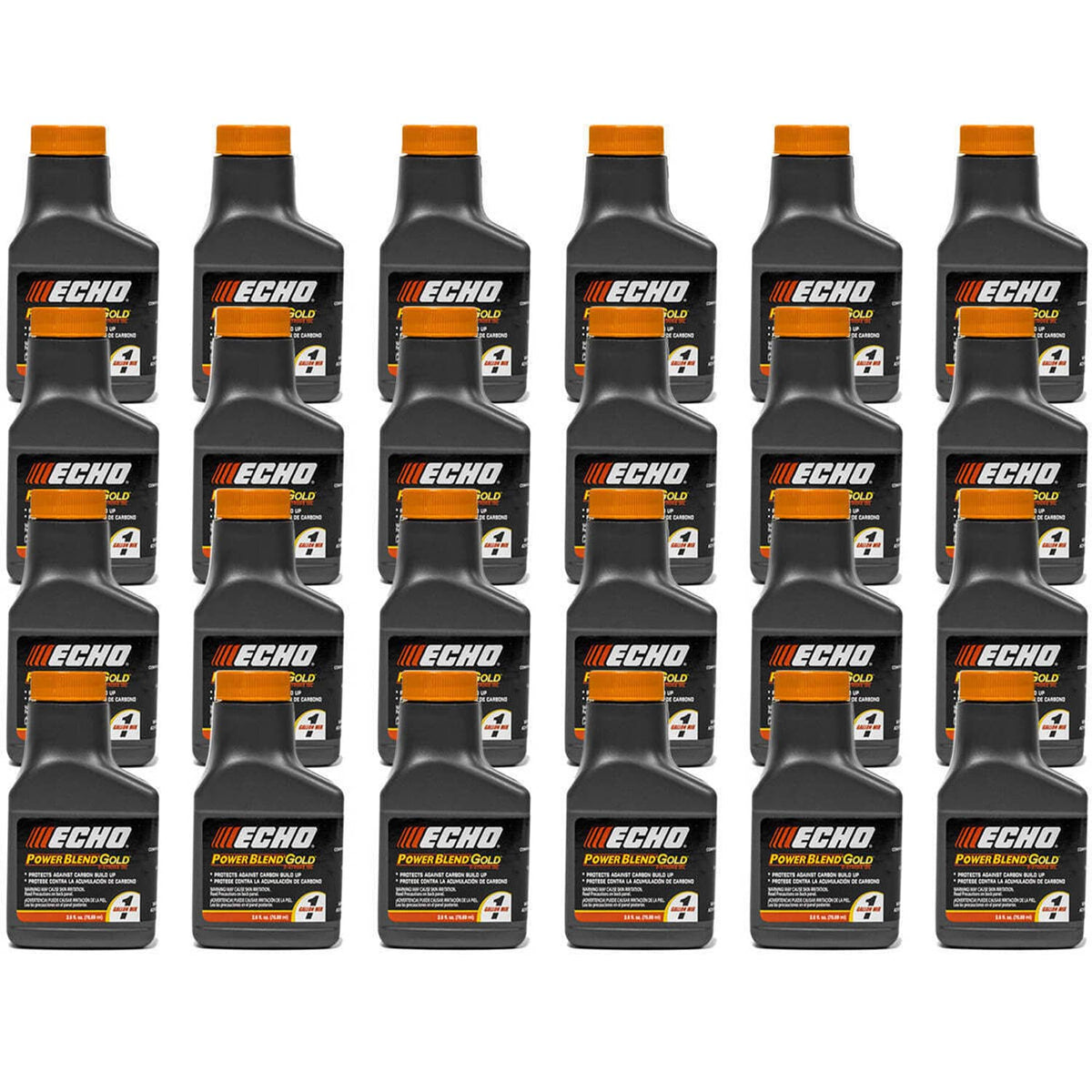 Bethesda Industrial 24 Pack Echo Oil 2.6 oz Bottles 2 Cycle Mix for 1 Gallon – Power Blend 6450001G