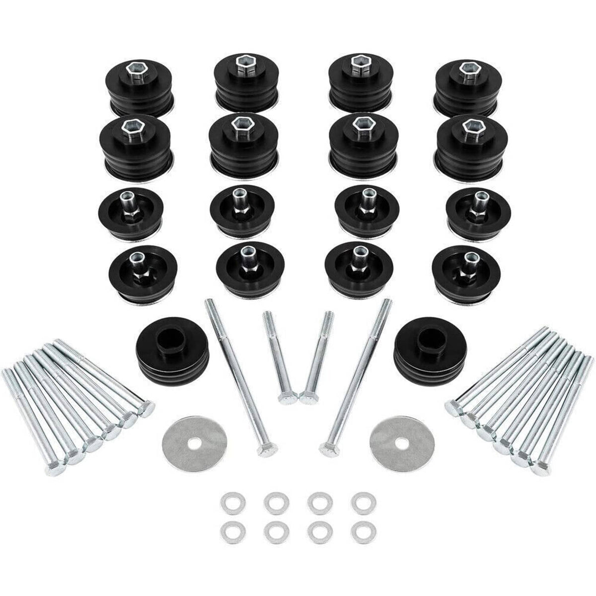 Bethesda Industrial KF04060BK Body Cab Mount Bushing Kit For Ford F250 F350 Super Duty 2/4WD 2008-16
