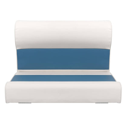 Bethesda Industrial #8WD95-1B-204 28" Pontoon Bench Seat Cushion Set Navy/White/Blue