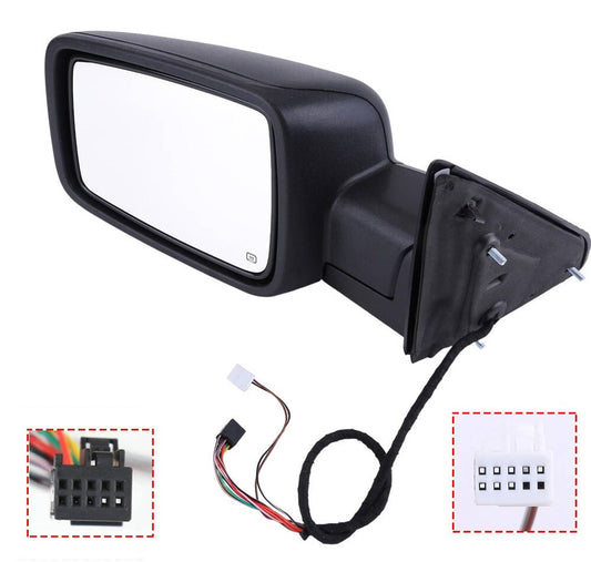 Bethesda Industrial Left/Driver Mirror w/Heated+ Temp Sensor Power Fold For 2013-2019 Dodge Ram 1500